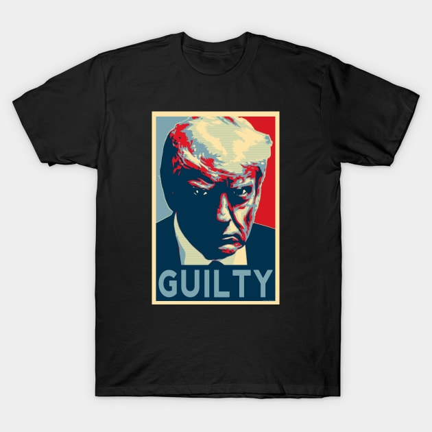 Trump Guilty Mugshot - by-CH3Media T-Shirt by CH3Media